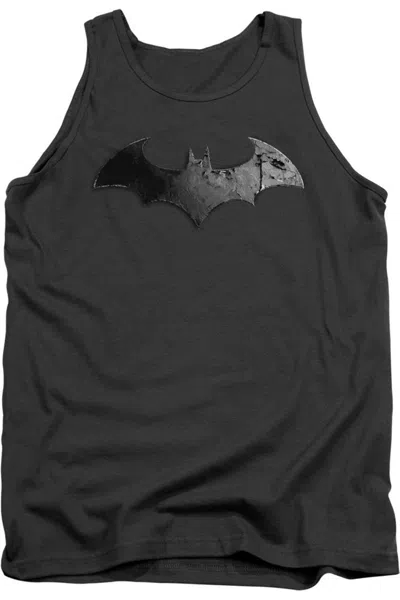 Gildan Batman Arkham City Bat Logo Adult Tank Top In Pink