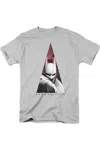 Gildan Batman Arkham City Bat Triangle Short Sleeve Adult Tee / T-shirt In Silver