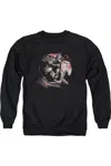 Gildan Batman Arkham City Blood Moon Adult Crewneck Sweatshirt In Black