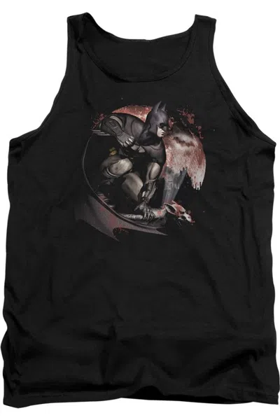 Gildan Batman Arkham City Blood Moon Adult Tank Top In Black
