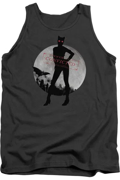 Gildan Batman Arkham City Catwoman Convicted Adult Tank Top In Pink