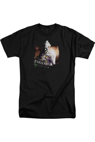 Gildan Batman Arkham City Certified Insane Short Sleeve Adult Tall Tee / T-shirt In Black