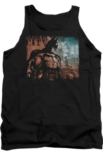 Gildan Batman Arkham City City Knockout Adult Tank Top In Black