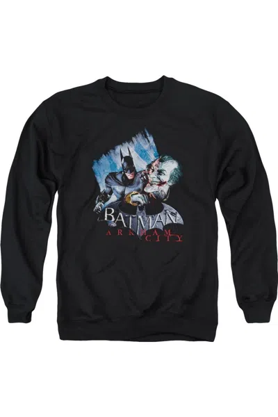 Gildan Batman Arkham City Joke's On You! Adult Crewneck Sweatshirt In Black