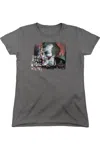 Gildan Batman Arkham City Plenty Wrong Short Sleeve Womens Tee / T-shirt In Pink