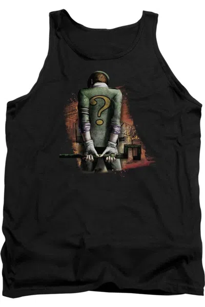 Gildan Batman Arkham City Riddler Convicted Adult Tank Top In Black