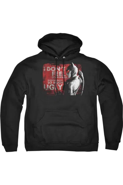 Gildan Batman Arkham City So Much Ugly Adult Pull Over Hoodie / Hooded Sweatshirt In Black