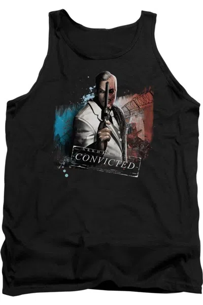 Gildan Batman Arkham City Two Face Adult Tank Top In Black