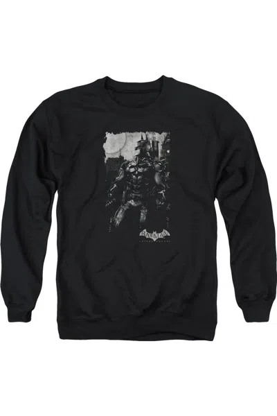 Gildan Batman Arkham Knight Bat Brood Adult Crewneck Sweatshirt In Black