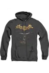 Gildan Batman Arkham Knight City Watch Adult Heather Hoodie / Hooded Sweatshirt In Black