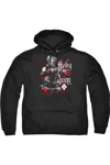 Gildan Batman Arkham Knight Dice Adult Pull Over Hoodie / Hooded Sweatshirt In Black