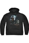 Gildan Batman Arkham Knight Face Off Adult Pull Over Hoodie / Hooded Sweatshirt In Black