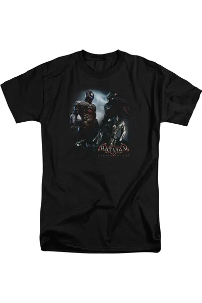 Gildan Batman Arkham Knight Face Off Short Sleeve Adult Tall Tee / T-shirt In Black