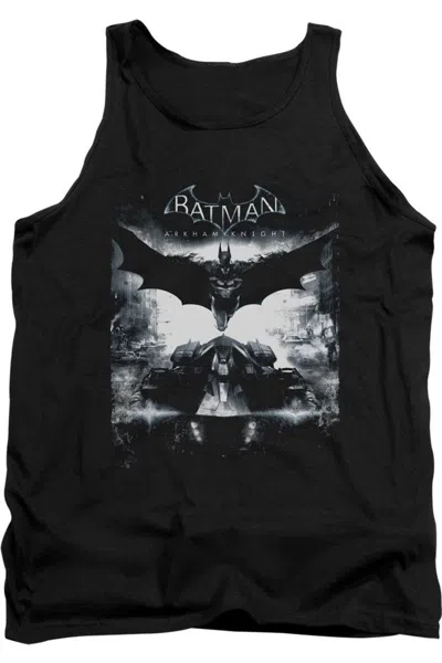 Gildan Batman Arkham Knight Forward Force Adult Tank Top In Black