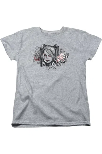 Gildan Batman Arkham Knight Hq Sketch Short Sleeve Womens Tee / T-shirt In Multi