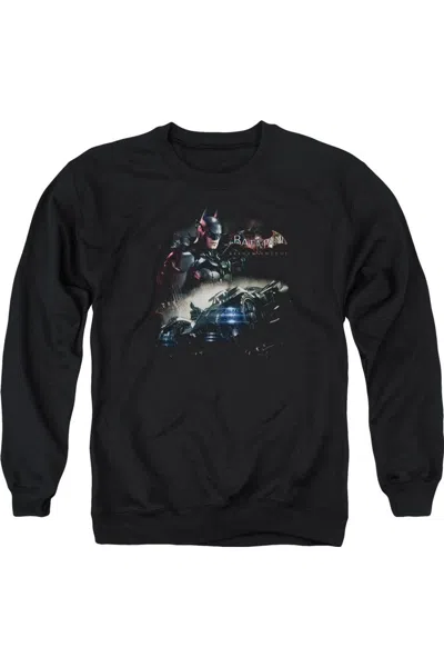 Gildan Batman Arkham Knight Knight Rider Adult Crewneck Sweatshirt In Black