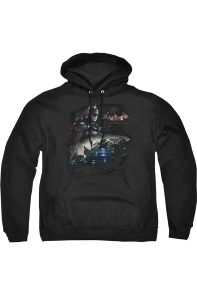 Gildan Batman Arkham Knight Knight Rider Adult Pull Over Hoodie / Hooded Sweatshirt In Black