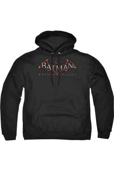 Gildan Batman Arkham Knight Logo Adult Pull Over Hoodie / Hooded Sweatshirt In Black