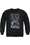 Gildan Batman Arkham Origins One Night Adult Crewneck Sweatshirt In Black