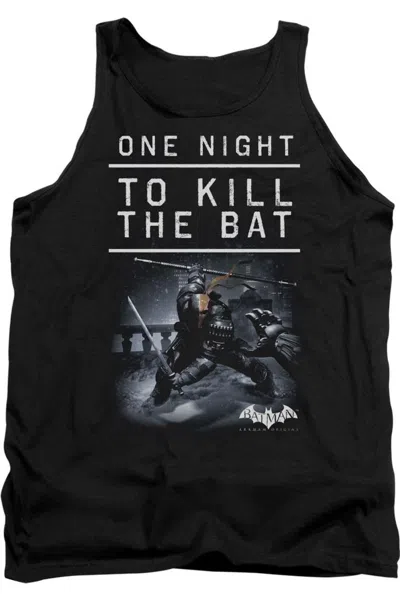 Gildan Batman Arkham Origins One Night Adult Tank Top In Black