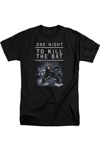 Gildan Batman Arkham Origins One Night Short Sleeve Adult Tall Tee / T-shirt In Black