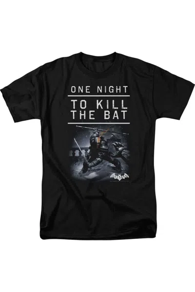 Gildan Batman Arkham Origins One Night Short Sleeve Adult Tee / T-shirt In Black