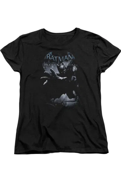 GILDAN BATMAN ARKHAM ORIGINS OUT OF THE SHADOWS SHORT SLEEVE WOMENS TEE / T-SHIRT