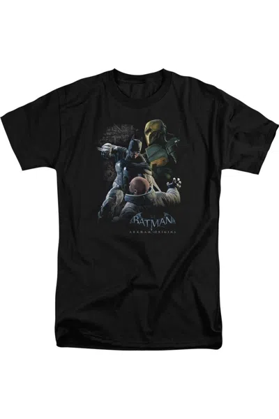 Gildan Batman Arkham Origins Punch Short Sleeve Adult Tall Tee / T-shirt In Black