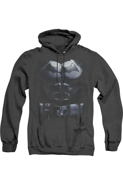 Gildan Batman Arkham Origins Uniform Adult Heather Hoodie / Hooded Sweatshirt In Black