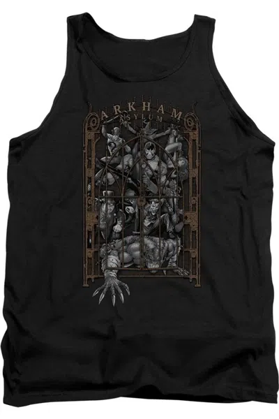 Gildan Batman Arkhams Gate Adult Tank Top In Black