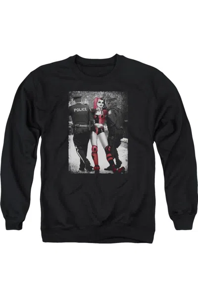 Gildan Batman Arrest Adult Crewneck Sweatshirt In Black