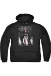 Gildan Batman Arrest Adult Pull Over Hoodie / Hooded Sweatshirt In Black