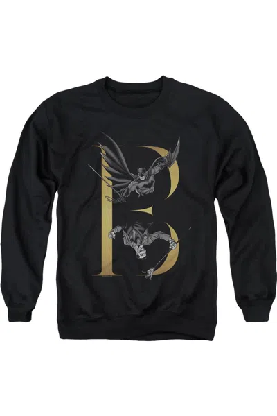 Gildan Batman B Adult Crewneck Sweatshirt In Black