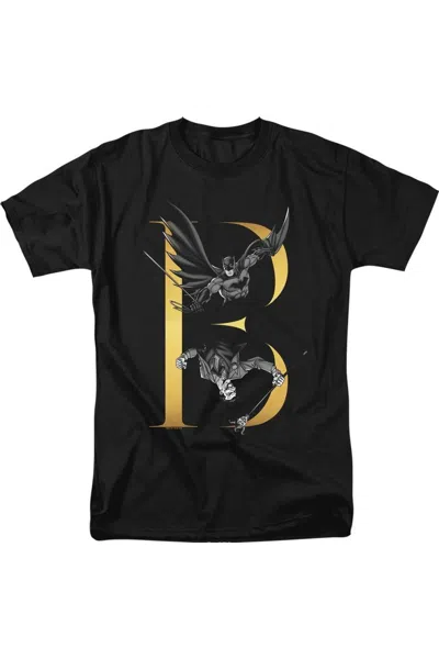 Gildan Batman B Short Sleeve Adult Tee / T-shirt In Black