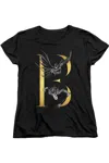Gildan Batman B Short Sleeve Women´s Tee / T-shirt In Black