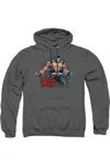 Gildan Batman Bane Flex Adult Pull Over Hoodie / Hooded Sweatshirt In Pink
