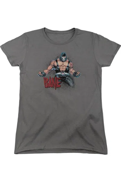 Gildan Batman Bane Flex Short Sleeve Womens Tee / T-shirt In Pink