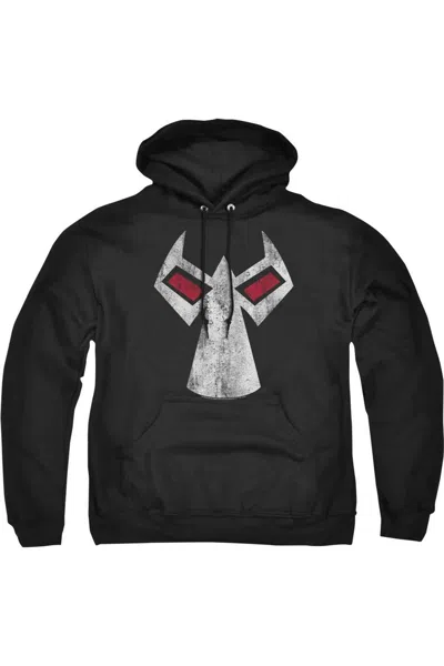 Gildan Batman Bane Mask Adult Pull Over Hoodie / Hooded Sweatshirt In Black