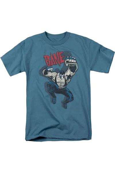 Gildan Batman Bane Vintage Short Sleeve Adult Tee / T-shirt In Grey