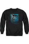 Gildan Batman Bat Among Bats Adult Crewneck Sweatshirt In Black