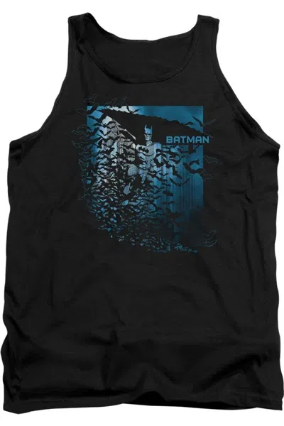Gildan Batman Bat Among Bats Adult Tank Top In Black