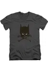 Gildan Batman Bat And Bones Short Sleeve Adult V Neck Tee / T-shirt In Pink