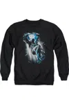 Gildan Batman Bat Crash Adult Crewneck Sweatshirt In Black