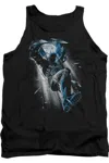Gildan Batman Bat Crash Adult Tank Top In Black