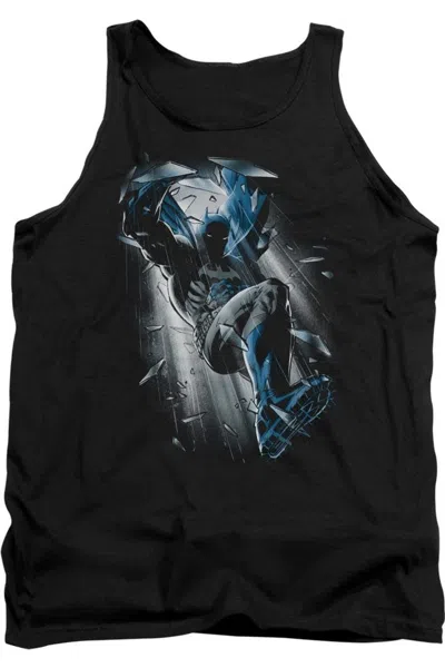 Gildan Batman Bat Crash Adult Tank Top In Black