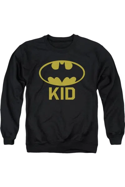 Gildan Batman Bat Kid Adult Crewneck Sweatshirt In Black