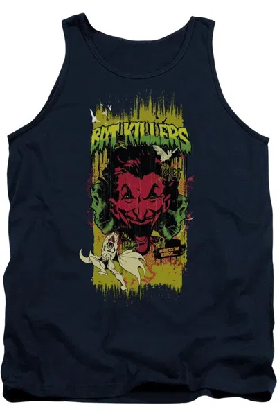 Gildan Batman Bat Killers 2 Adult Tank Top In Blue