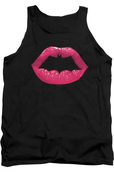 Gildan Batman Bat Kiss Adult Tank Top In Black