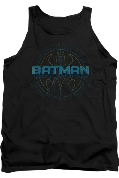 Gildan Batman Bat Tech Logo Adult Tank Top In Black