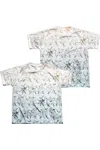 Gildan Batman Batarang Pattern Short Sleeve Youth Poly Crew Tee / T-shirt In Multi